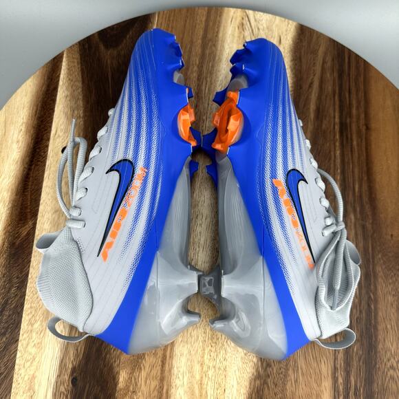 Nike Zoom Air Vapor Pro 1 Men’s Size 8 Football Cleats Blue/Gray FB3298-001 - Picture 5 of 6